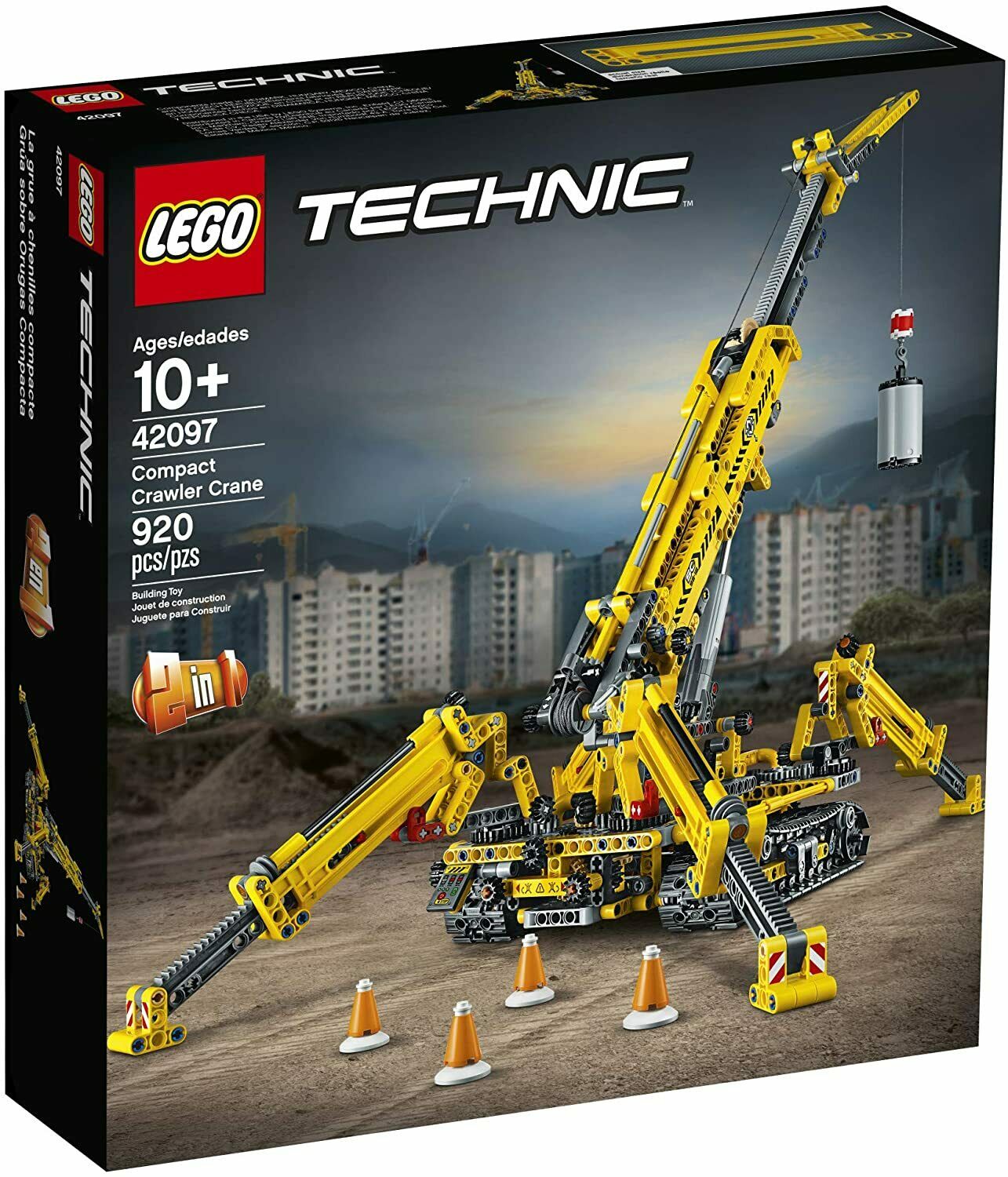 NEW LEGO Technic Compact Crawler Crane 42097 Building Kit